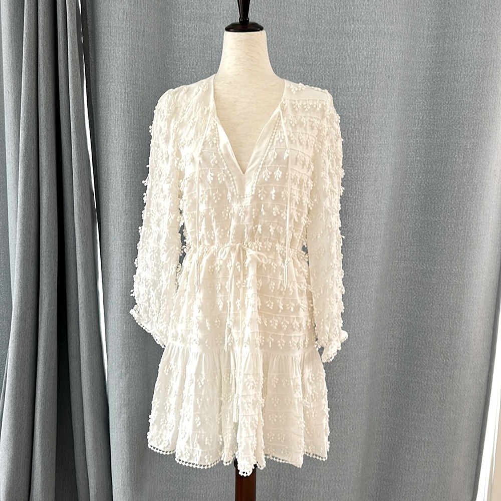 NWT Farm Rio white short dress in Small